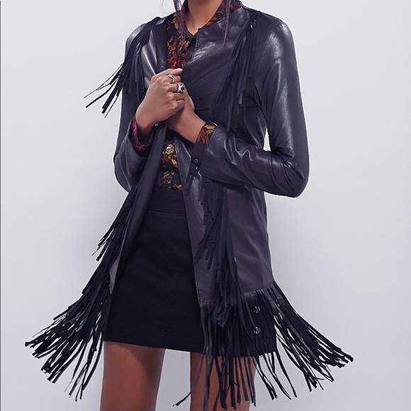 Cleobella Jackets & Blazers - 🖤🖤🖤Cleobella take me long fringe  jacket